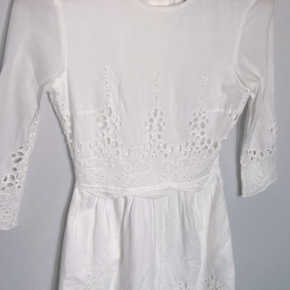 Dolce Vita White Eyelet Dress size XS - Picture 3 of 12